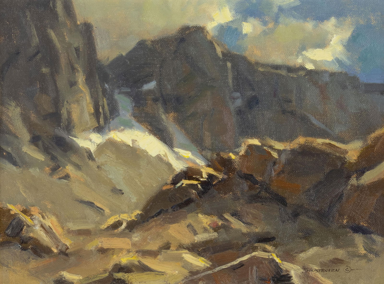 Scott Christensen, b.1962, Alpine Study (1 of 3)
