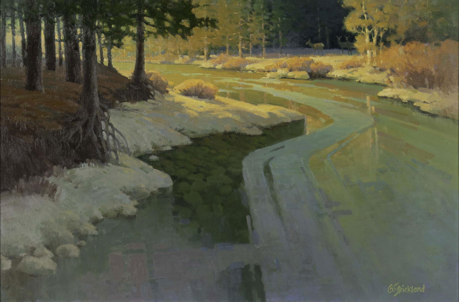 George Strickland, b.1943, Beams and Streams (1 of 3)