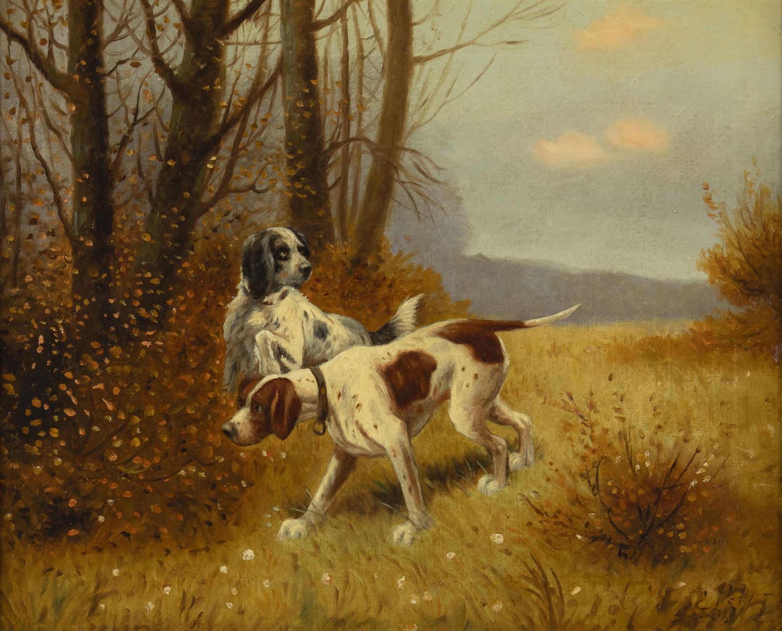 Eugene Petit, 1839-1933, Dogs on the Scent (1 of 3)