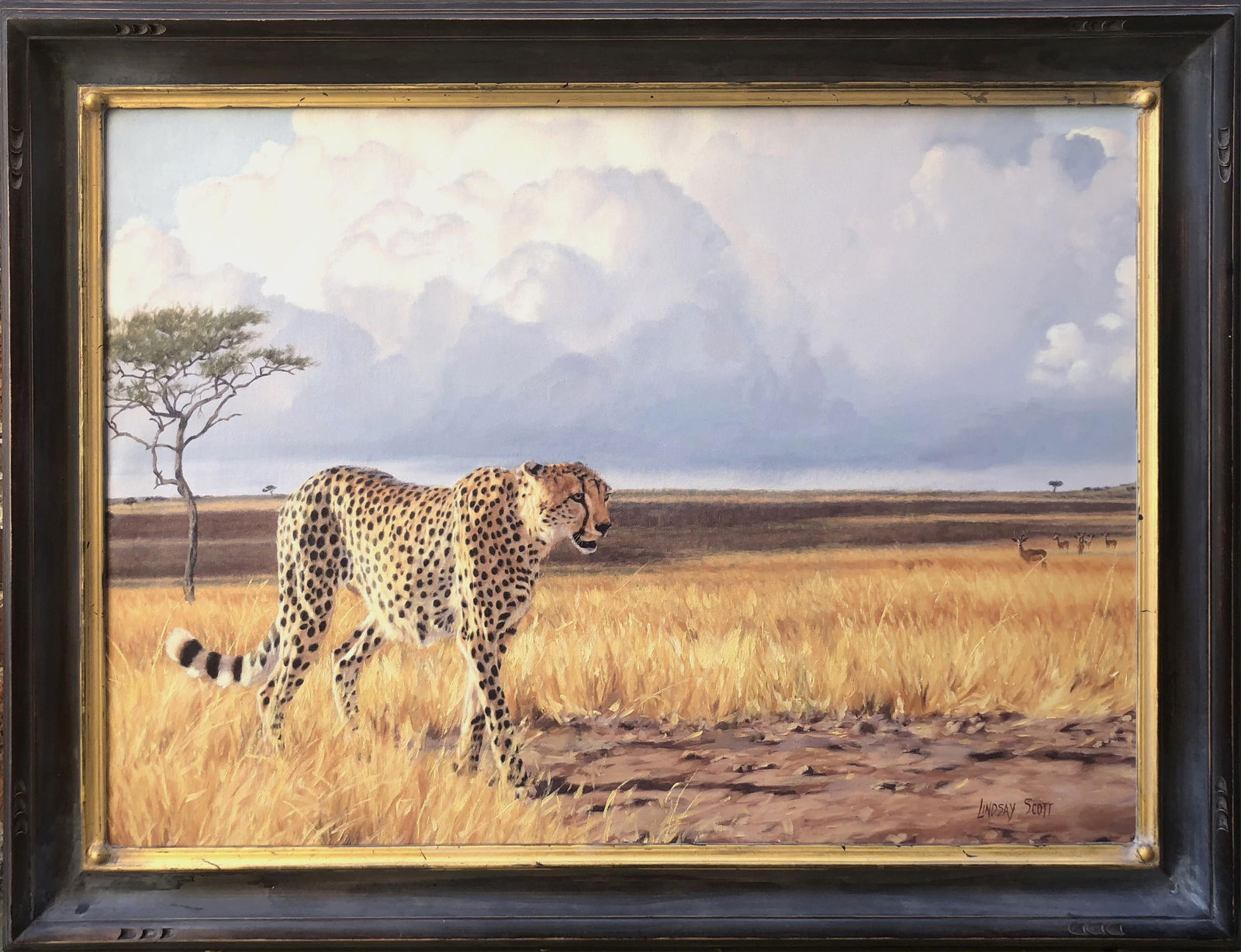 Lindsay Scott, b.1955, Plains Encounter (1 of 1)