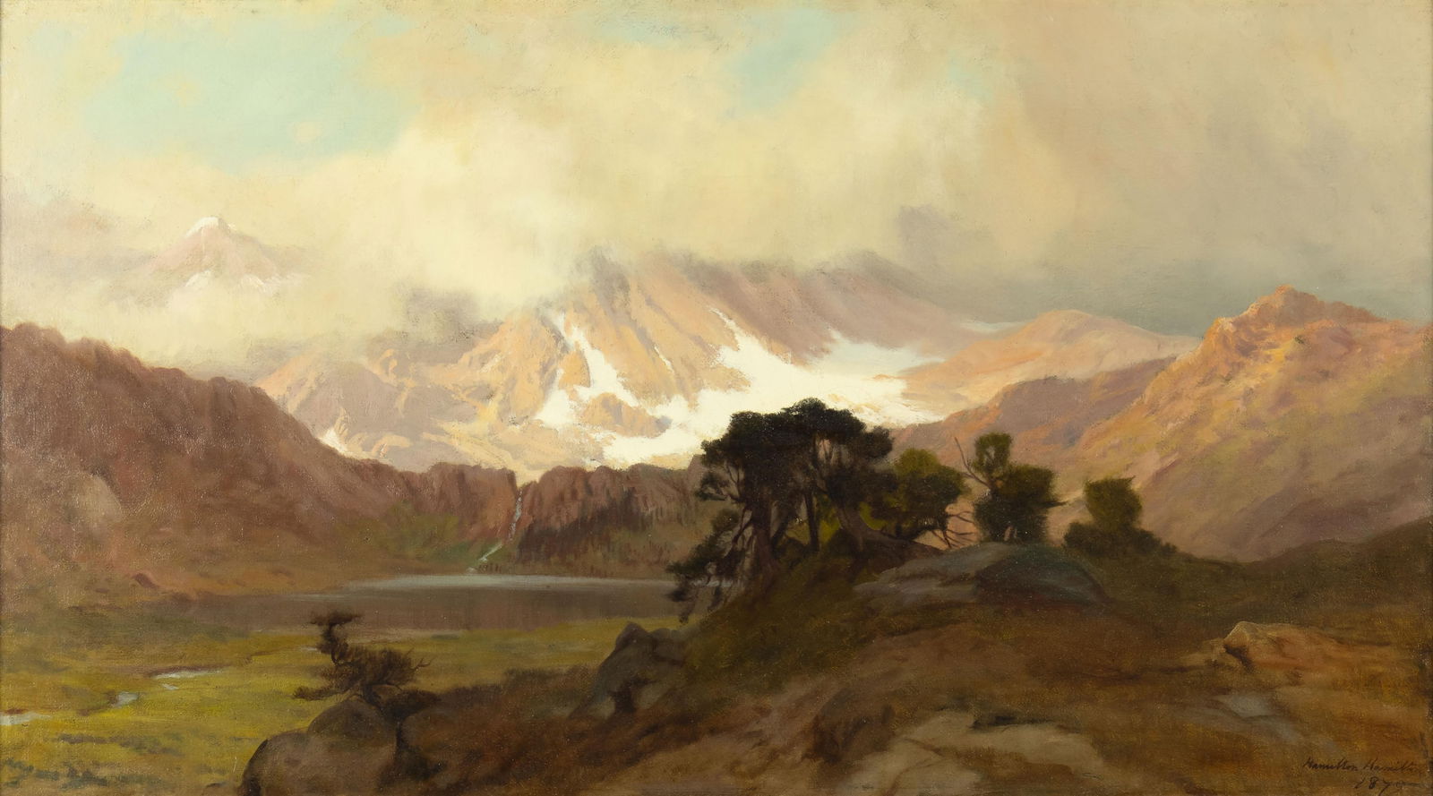 Hamilton Hamilton, 1847-1928, Western Landscape, 1879 (1 of 3)