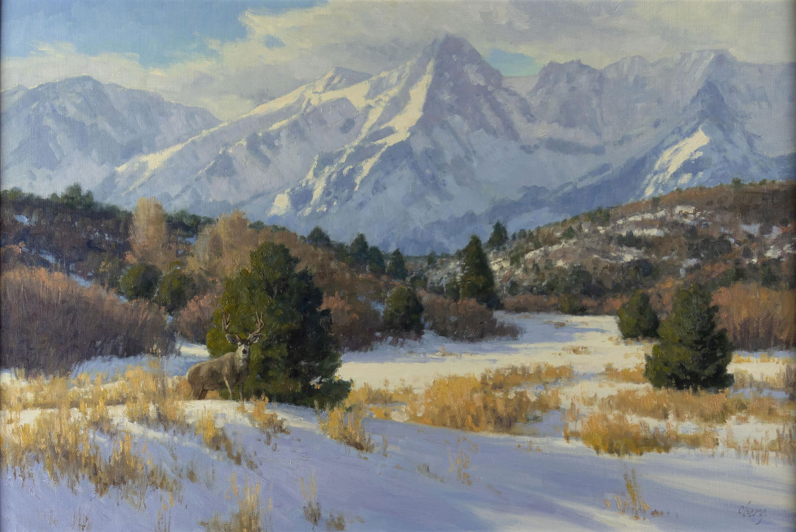 Ralph Oberg, b.1950, Wintering on the Divide, 2001 (1 of 3)