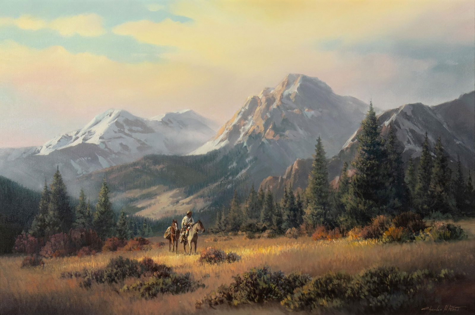 Charles Pabst, b.1950, Rocky Mountain Fur Trader (1 of 3)