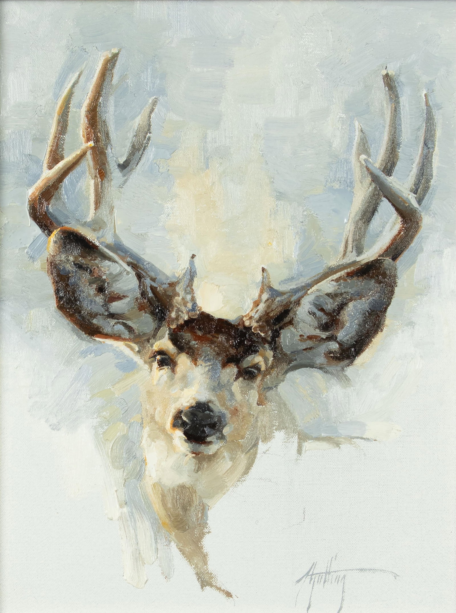 Abigail Gutting, b.1984, Mule Deer (1 of 3)