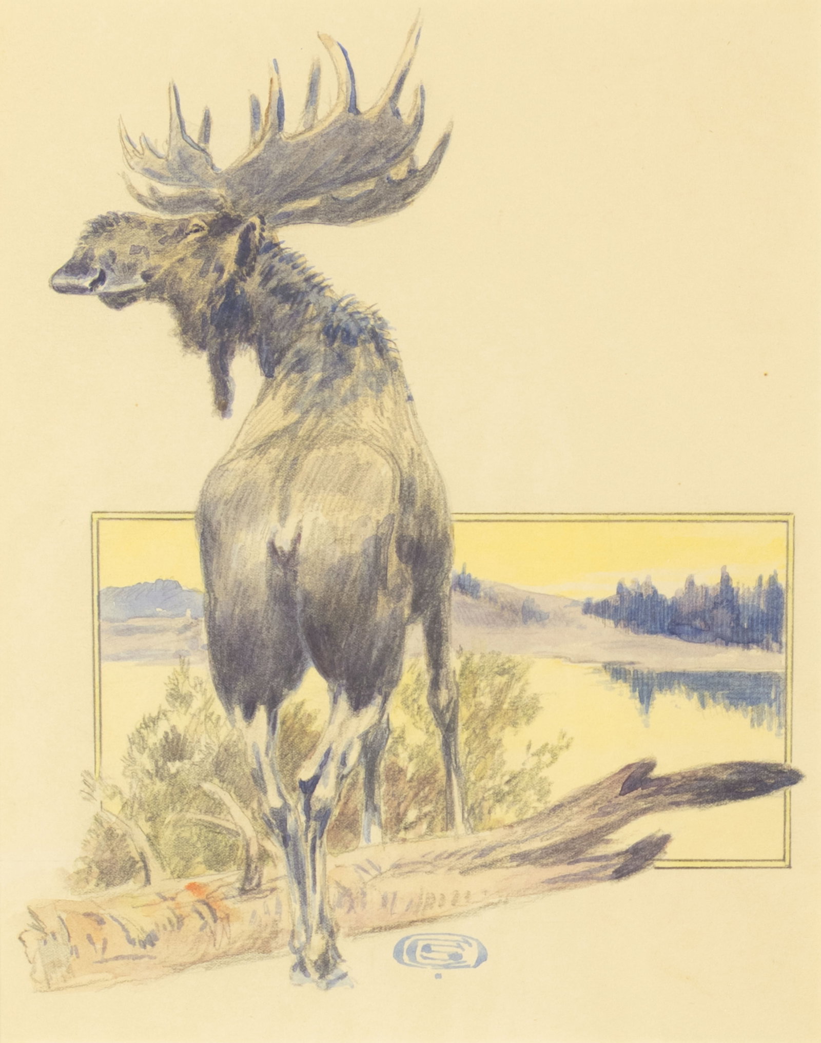 Olaf Carl Seltzer, Bull Moose Vignette (1 of 3)