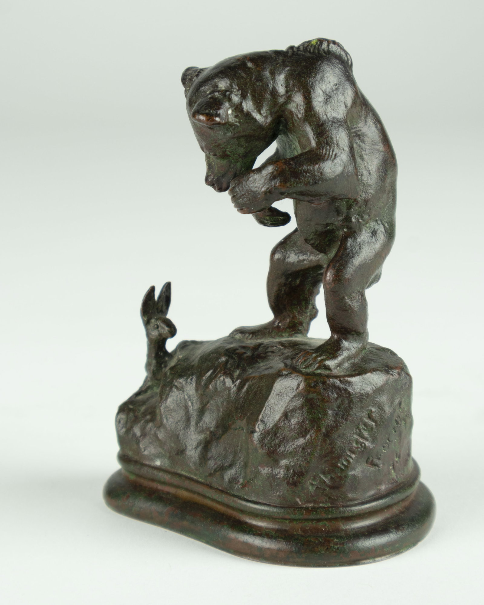 Alexander Phimister Proctor, Bear Cub and Rabbit (Cub and Rabbit), 1894 (1 of 6)