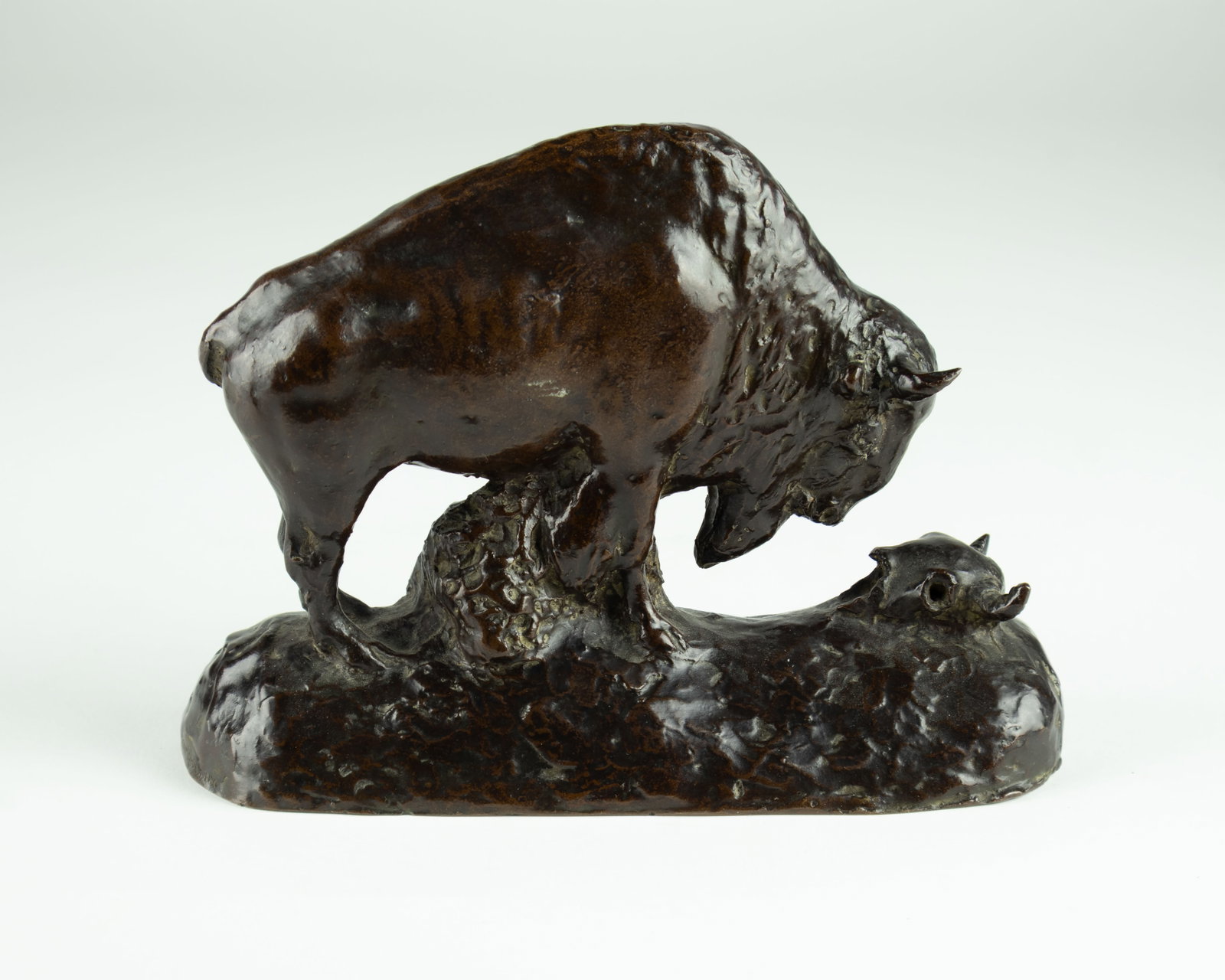 Edwin Willard Deming, Buffalo with Skull (1 of 6)
