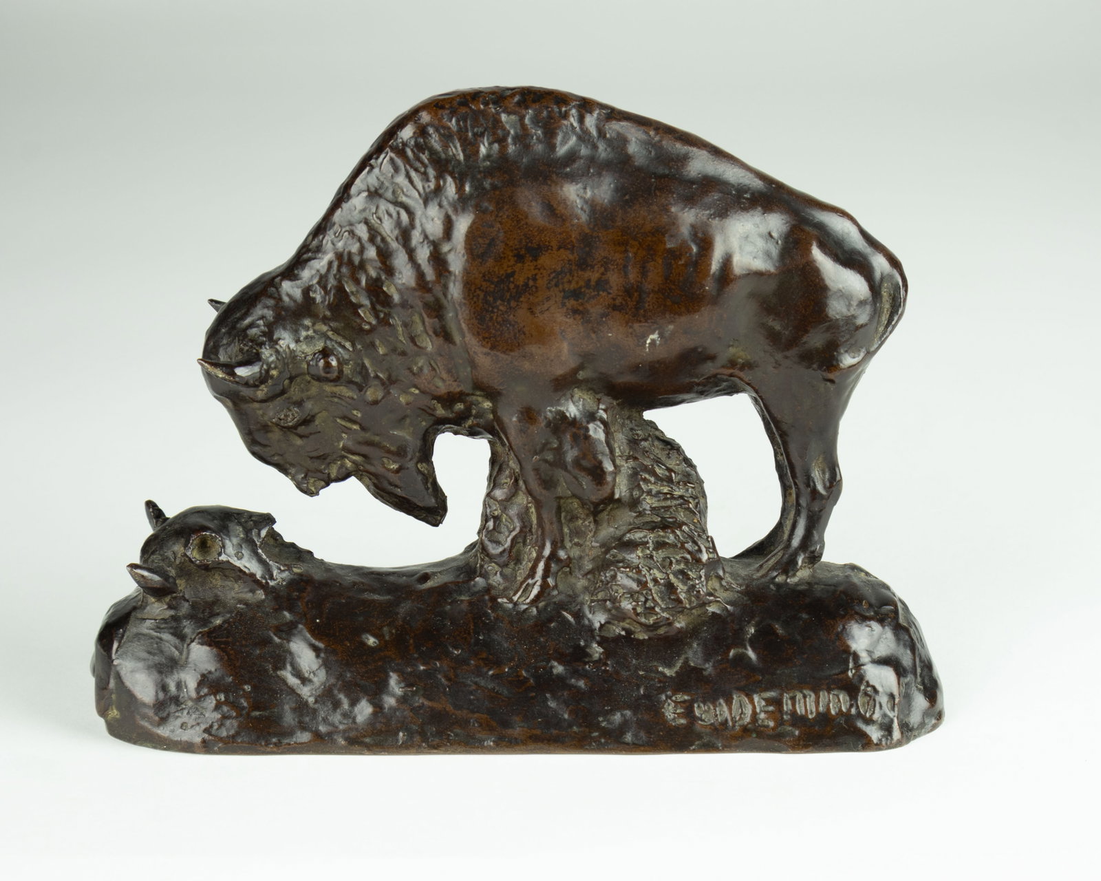 Edwin Willard Deming, Buffalo with Skull - 3