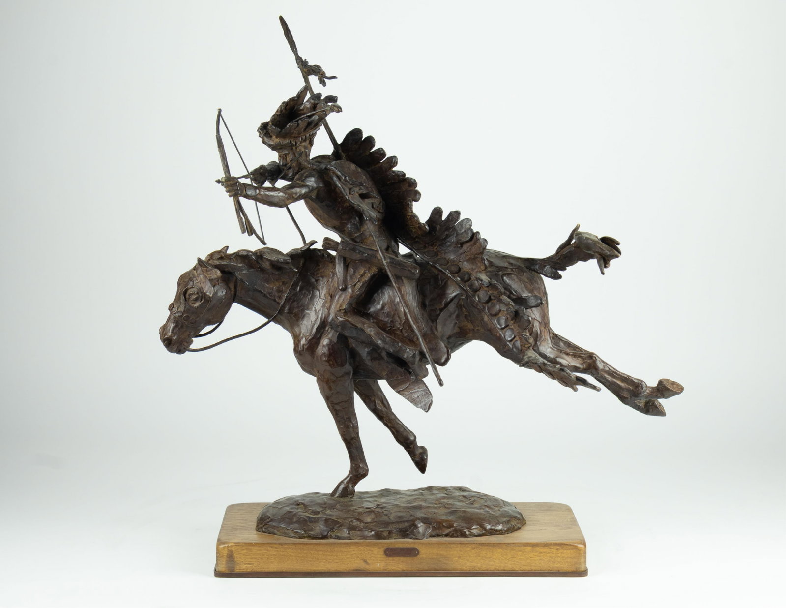 Harry Jackson, Dog Soldier, 1983: Harry Jackson 1924-2011 Dog Soldier, 1983 bronze, edition of 60 stamped: WFS ITALIA inscribed: (thumbprint) DS 26 © Harry Jackson 1983 25 1/4 x 25 1/2 x 16 in., With Base: 27 x 25 1/2 x 16 in.