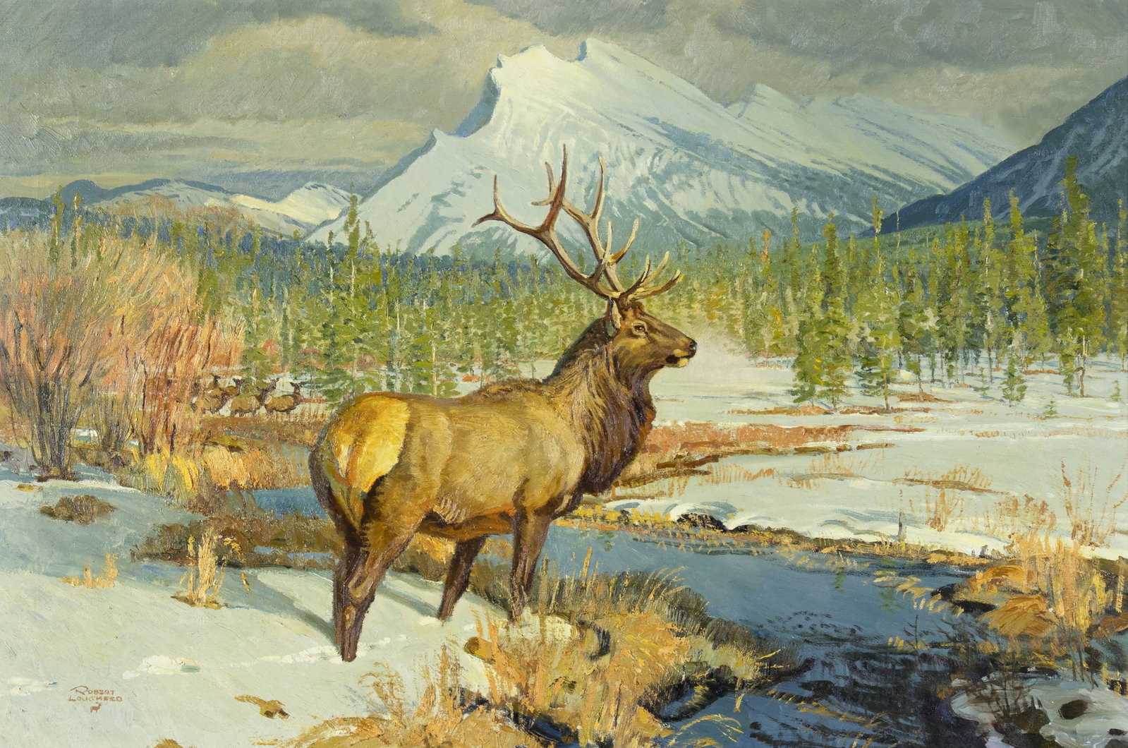 Robert Lougheed, Mt. Rundle Beyond (1 of 3)