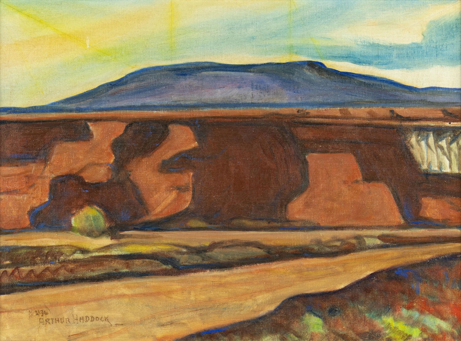 Arthur Haddock, Little Colorado at Cameron, AZ, 1976 (1 of 3)