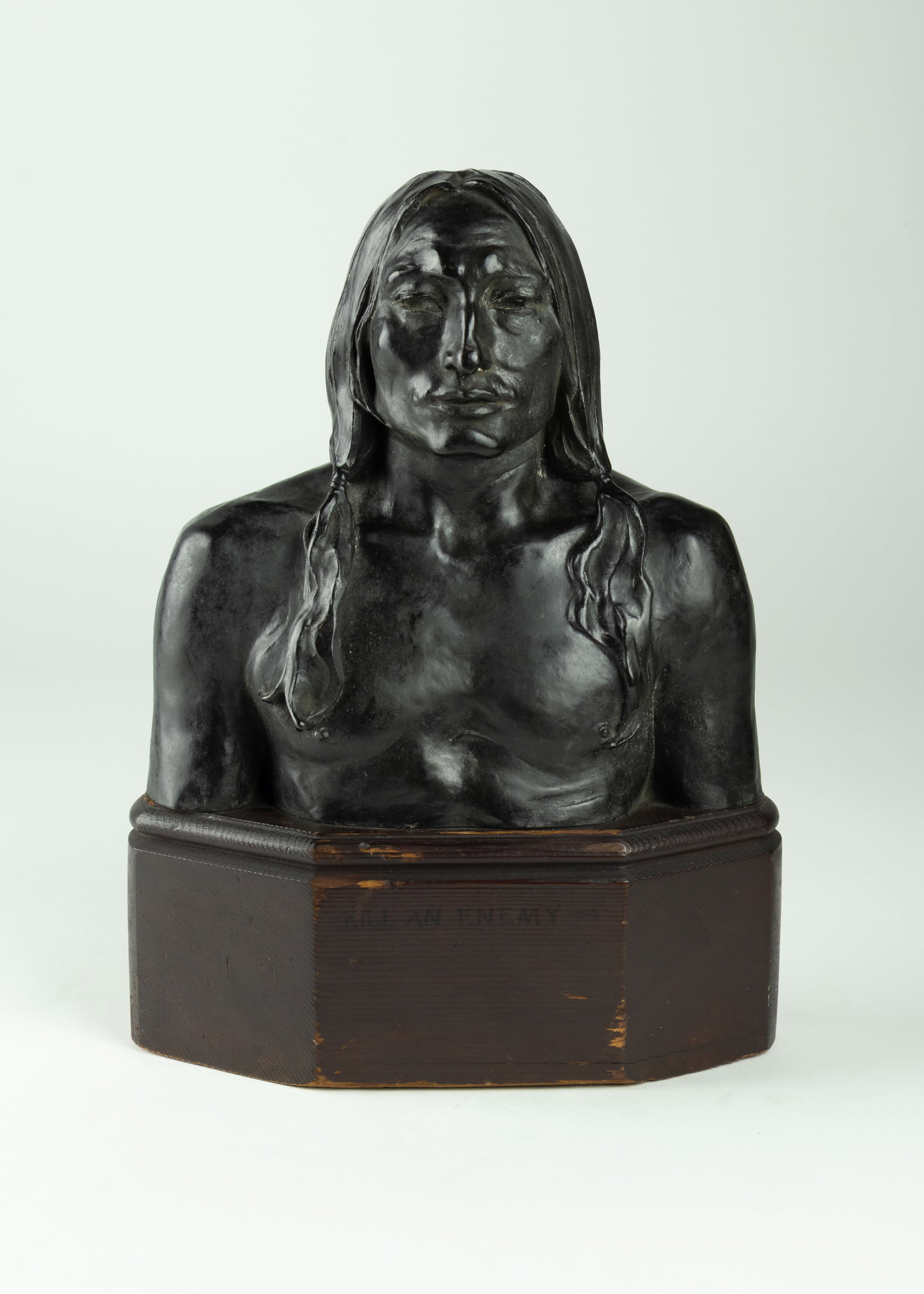 Alexander Stirling Calder, Kill an Enemy, c. 1907: Alexander Stirling Calder 1870-1945 Kill an Enemy, c. 1907 bronze inscribed: Calder modeled c. 1907 6 1/2 x 9 x 4 in., With Base: 13 5/8 x 10 x 4 in. Provenance: From a Private Collection Literature: