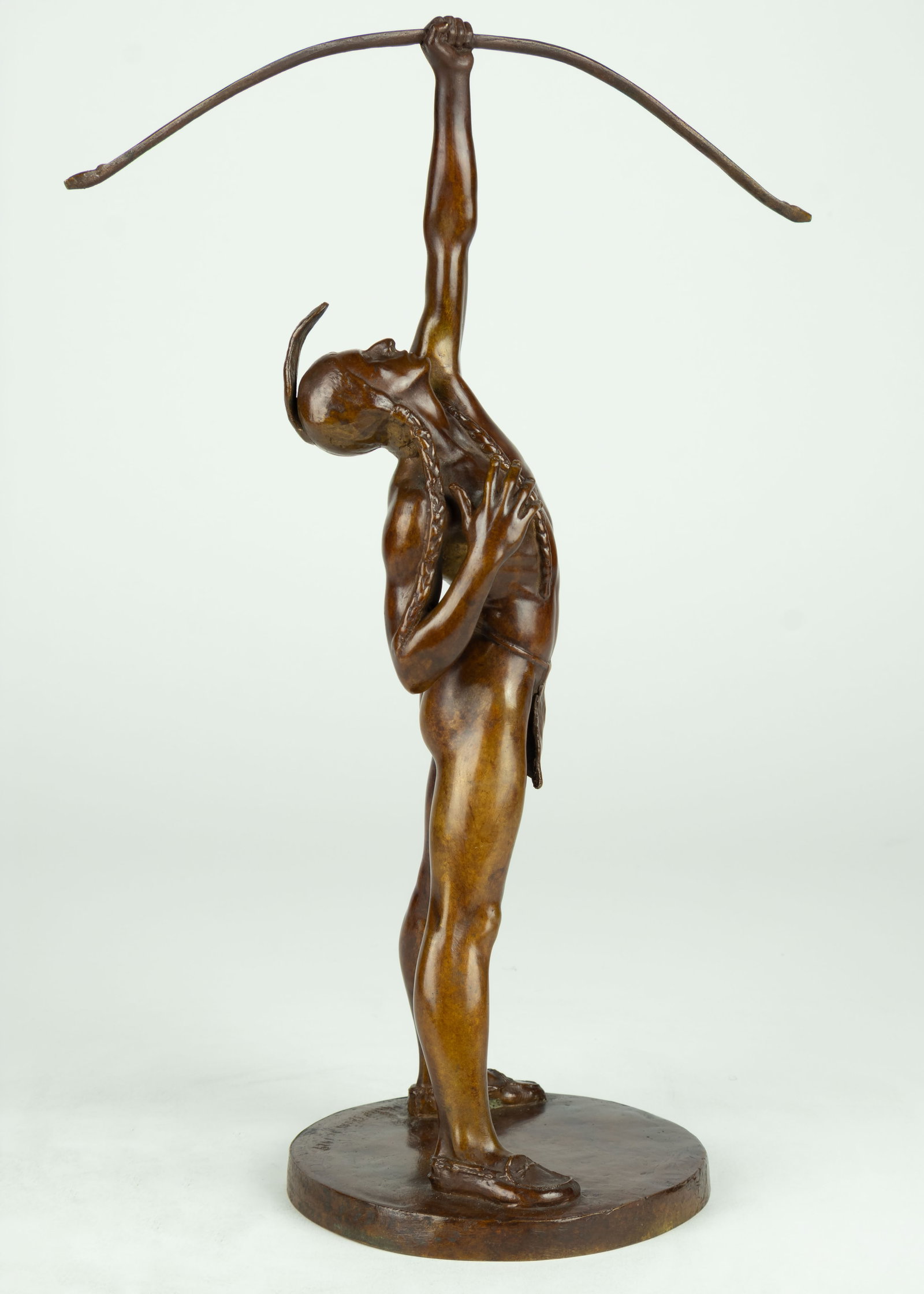 Philip Shelton Sears, Pumananqwet (He Who Shoots the Stars), 1929: Philip Shelton Sears 1867-1953 Pumananqwet (He Who Shoots the Stars), 1929 bronze inscribed: © Philip Sears Sc 1929 modeled in 1929 15 3/8 x 10 x 5 3/4 in. Provenance: From a Private Collection