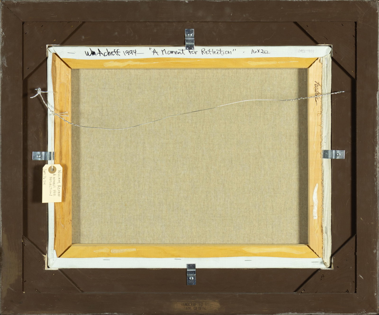 William Acheff, A Moment for Reflection, 1994 - 3