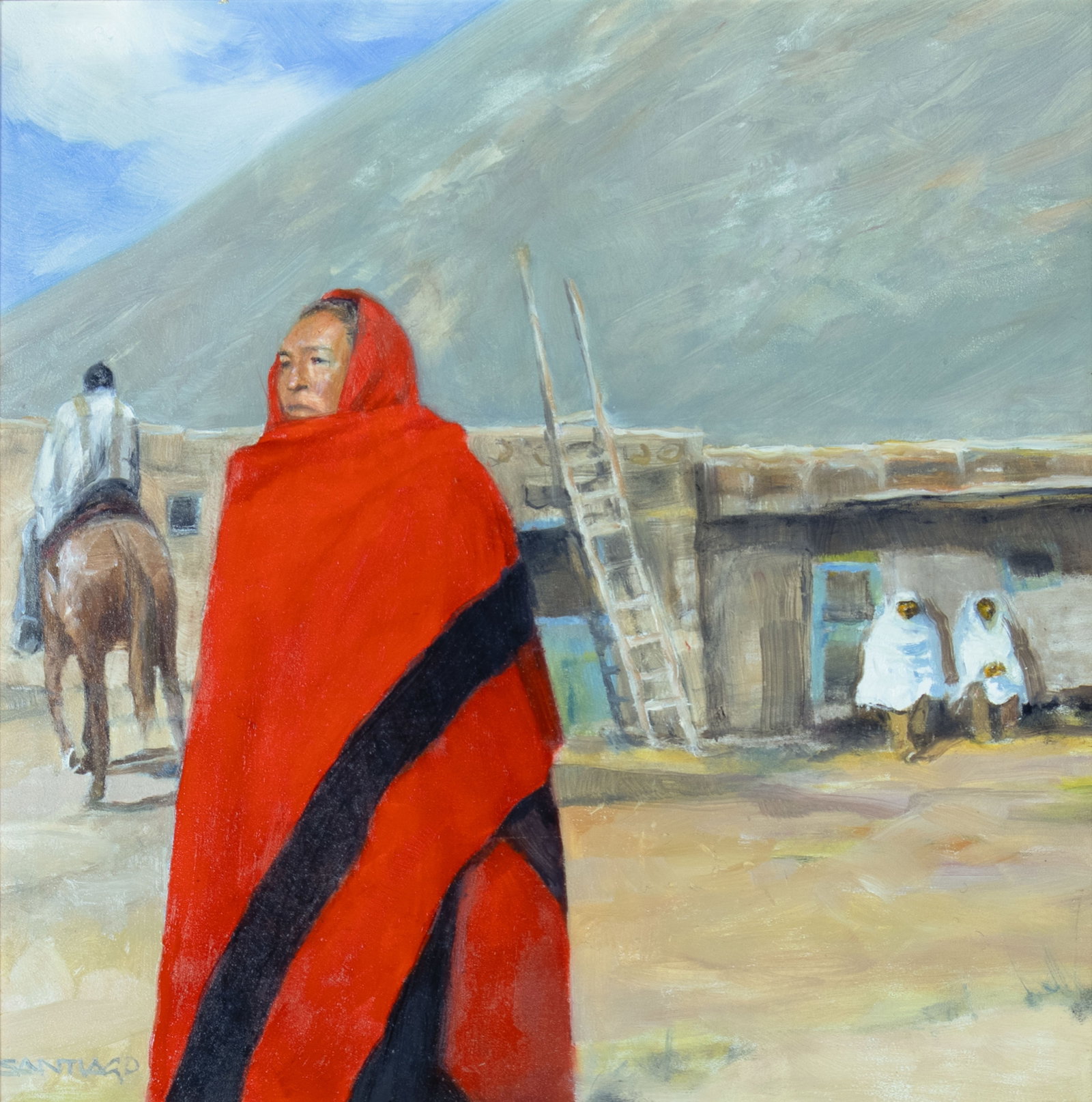 Roseta Santiago, In the Taos Foothills, 2021 (1 of 3)