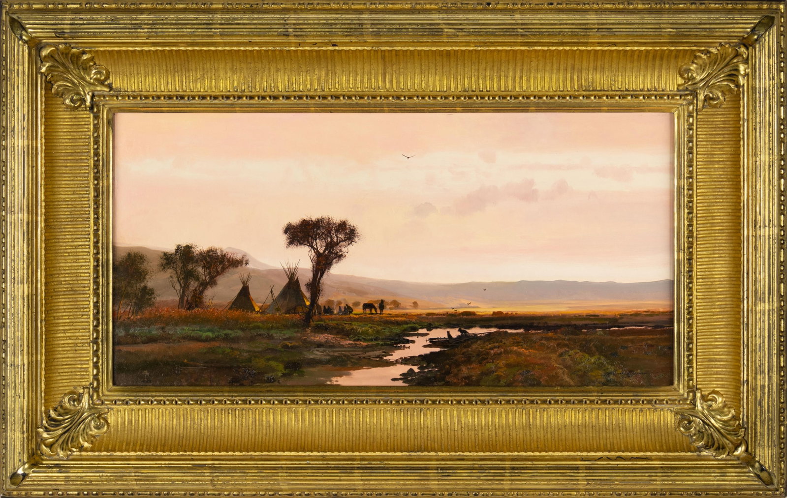 Michael Coleman, Camp at Dusk - 2