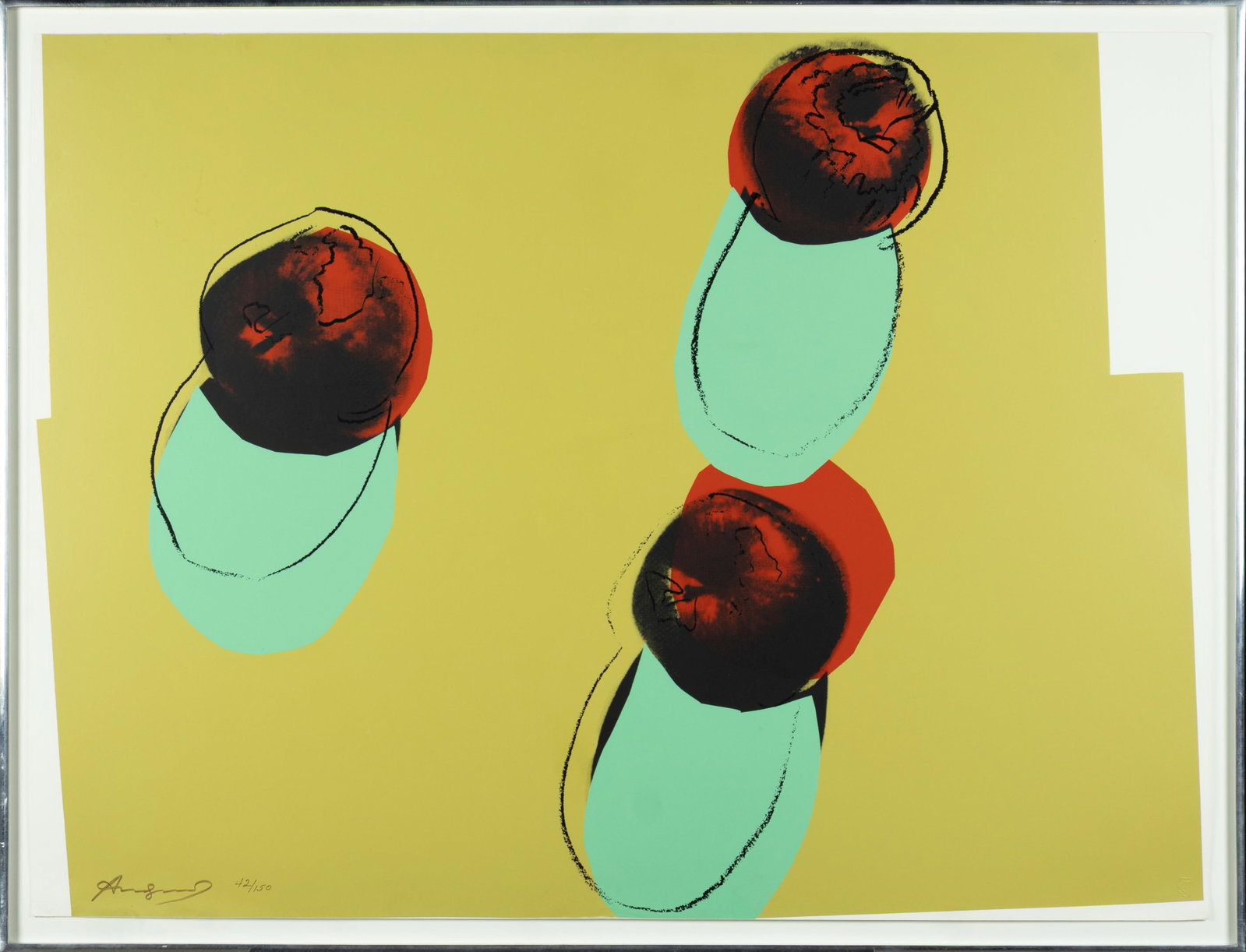 Andy Warhol, Space Fruit: Apples, 1979 - 2