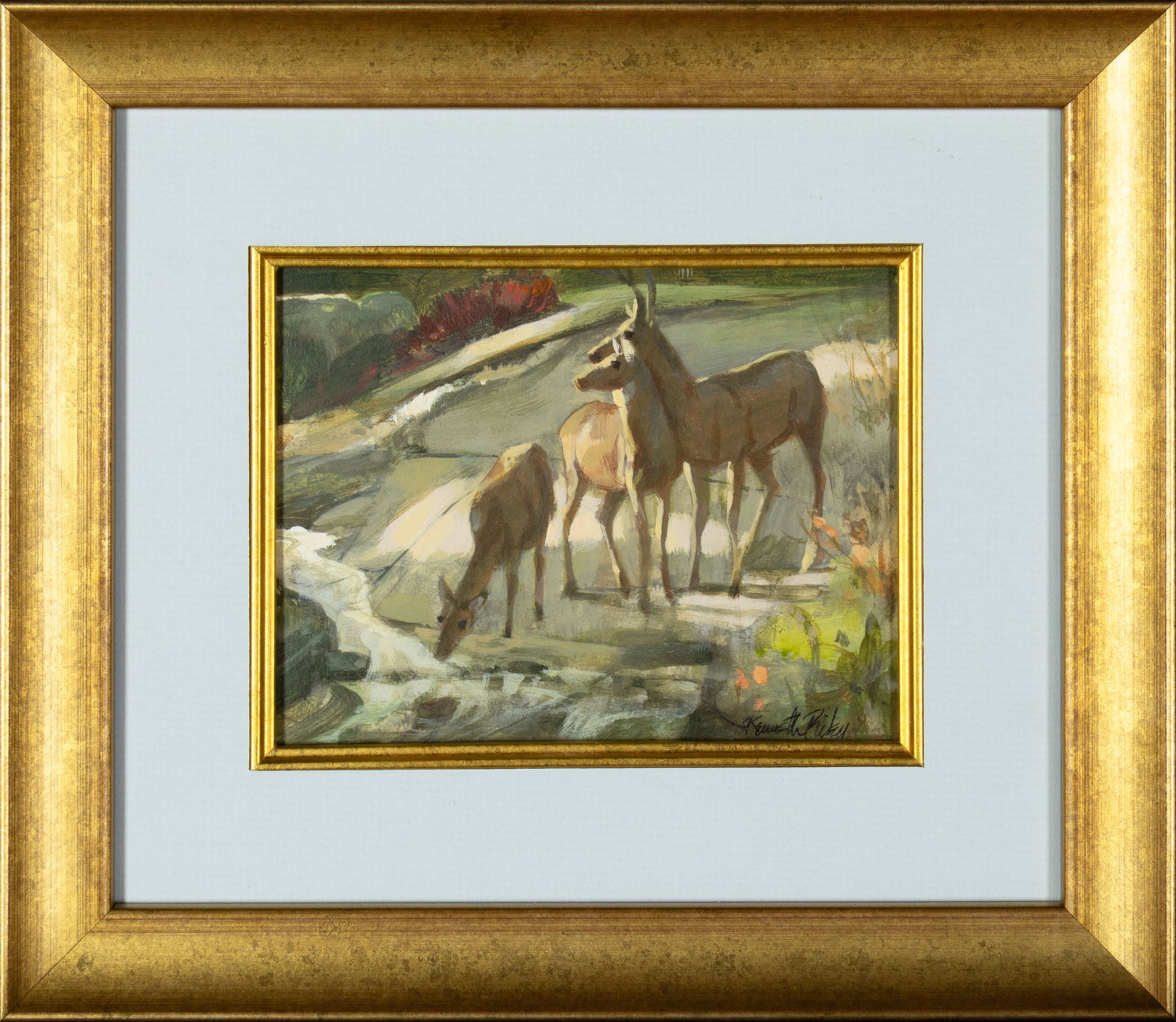 Kenneth Riley, Three Deer - 3