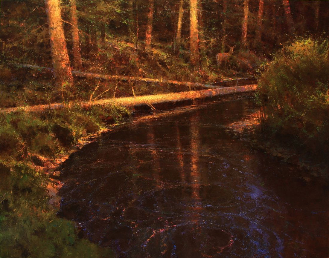 Looking Back: Cotton, Brent, oil on board, 32 x 40