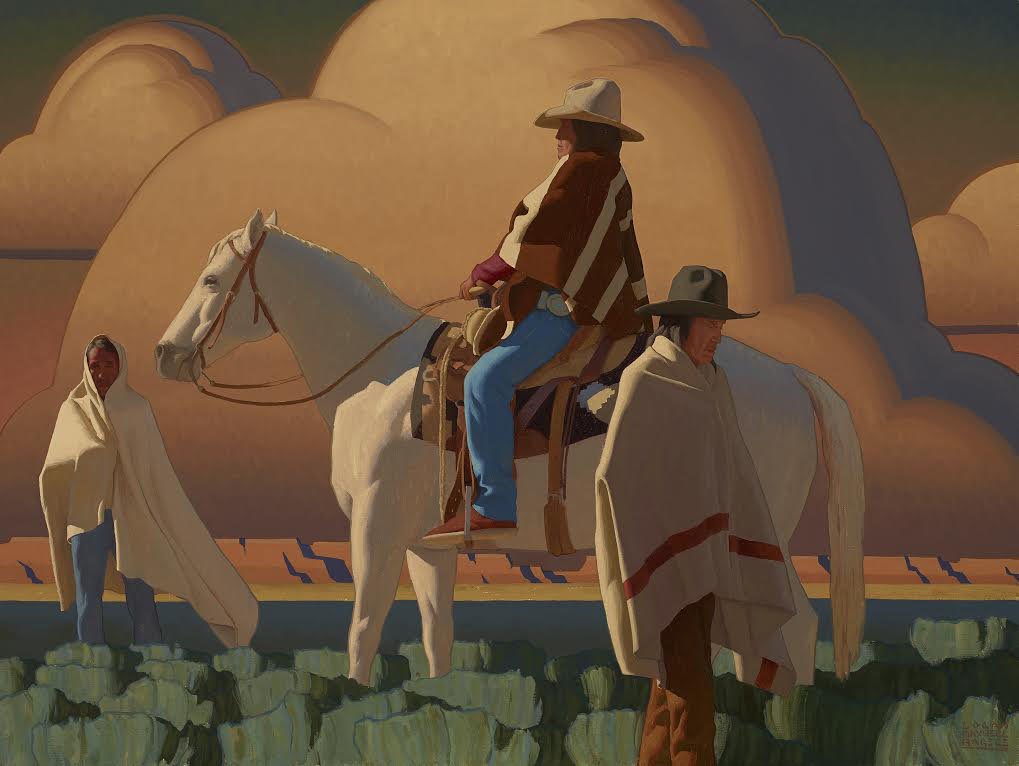Go in Shadows: Hagege, Logan Maxwell, oil on linen, 30 x 40