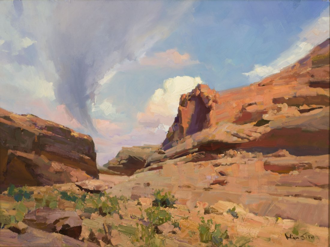 The Force of Nature: Situ, Mian, oil on canvas, 18 x 24