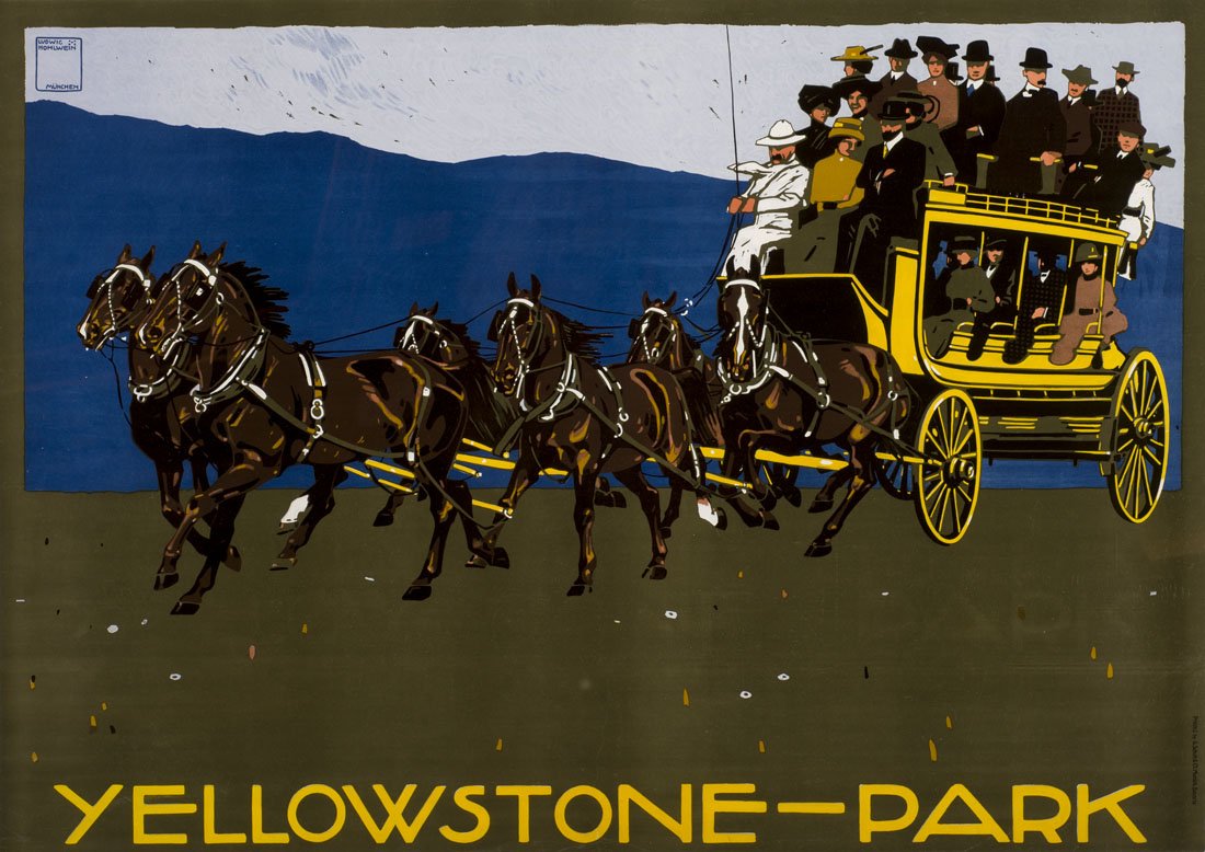 Yellowstone Park by Ludwig Hohlwein (1 of 1)