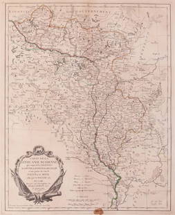 [HISTORY] - _From Poland to Russia: Detailed Map of Lithuanian Territories (1776): SANTINI - CARTE DE LA LITHUANIE RUSSIENNE, qui comprend les Palatinats de Livonie, de Witepsk, de Miscislaw, et une partie de ceux de Polock et de Minsk cedes par la Pologne &agrave; la Russie, 1776.