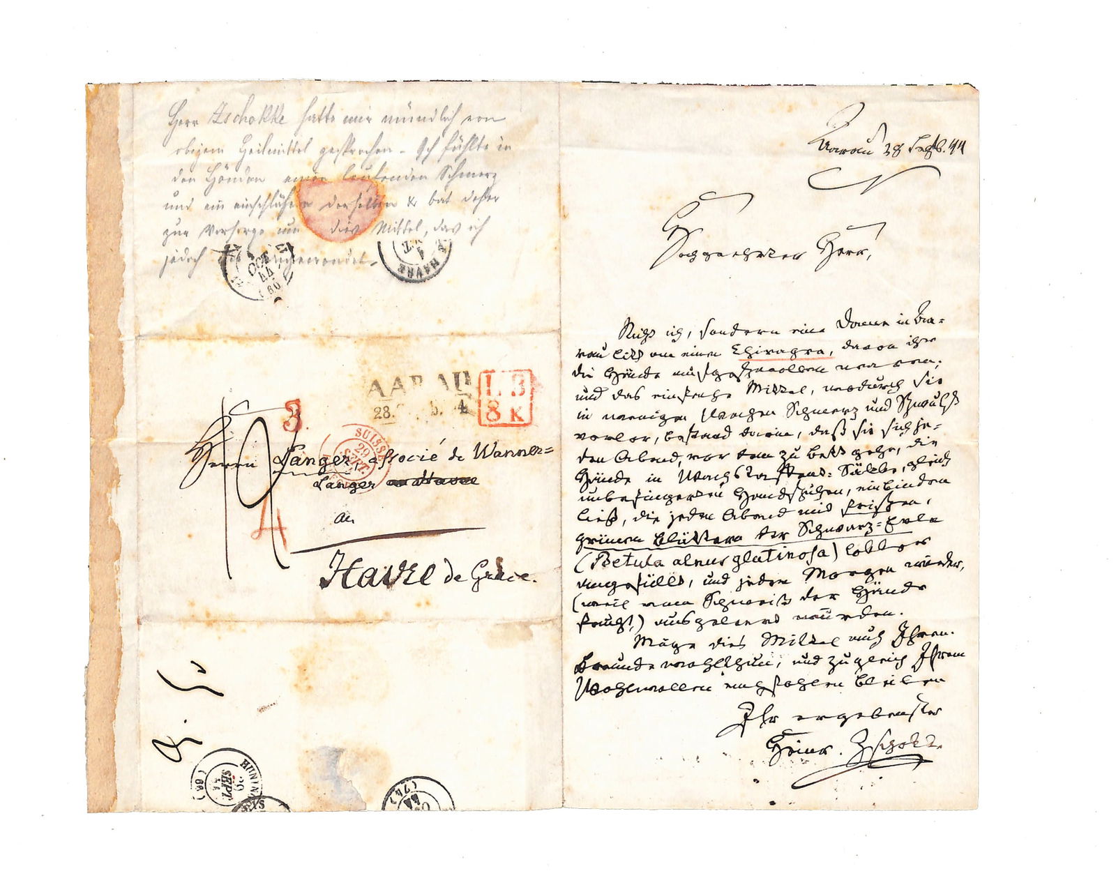 HISTORY - ZSCHOKKE Johann Heinrich Daniel Magdebourg, 1771 - Aarau, 1848 - Historian and Writer (1 of 1)