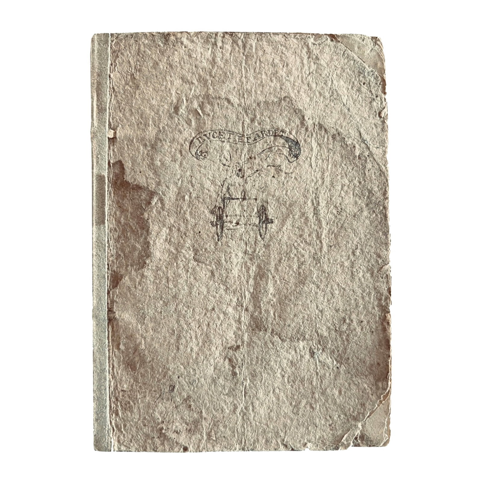 [LITERATURE] - AMEYDEN Teodoro – [THEODORO MAYDEN] (1586 – 1656) - [Wine And Cooking -: “Trattato della natura del vino e del bere caldo e freddo”. Roma, Giacomo Mascardi, 1608. 126 pp. (1) ff. In-8. Complete. Contemporary paper. Title page printed in red and black with woodc