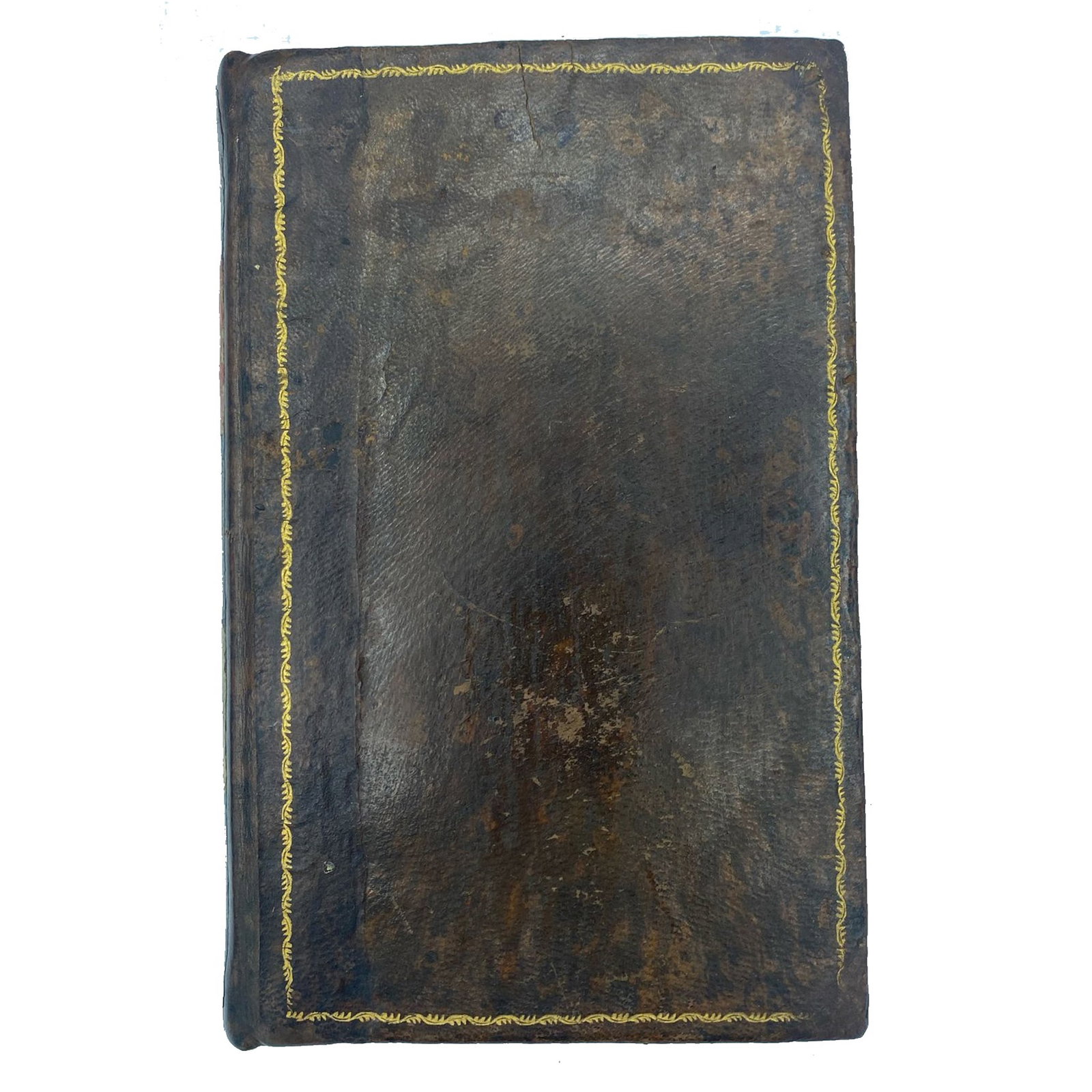[HISTORY] - 1816. The Gospels Printed In Armenian Language In Saint Lazarus Island. No Copies In: "I quattro Evangelii. Isola di San Lazzaro". (Venice). [Armenian Press of Fathers Mechitarists], 1816. 8vo, contemporary calf with gilt-lettered label on spine. Four refined engravings repre