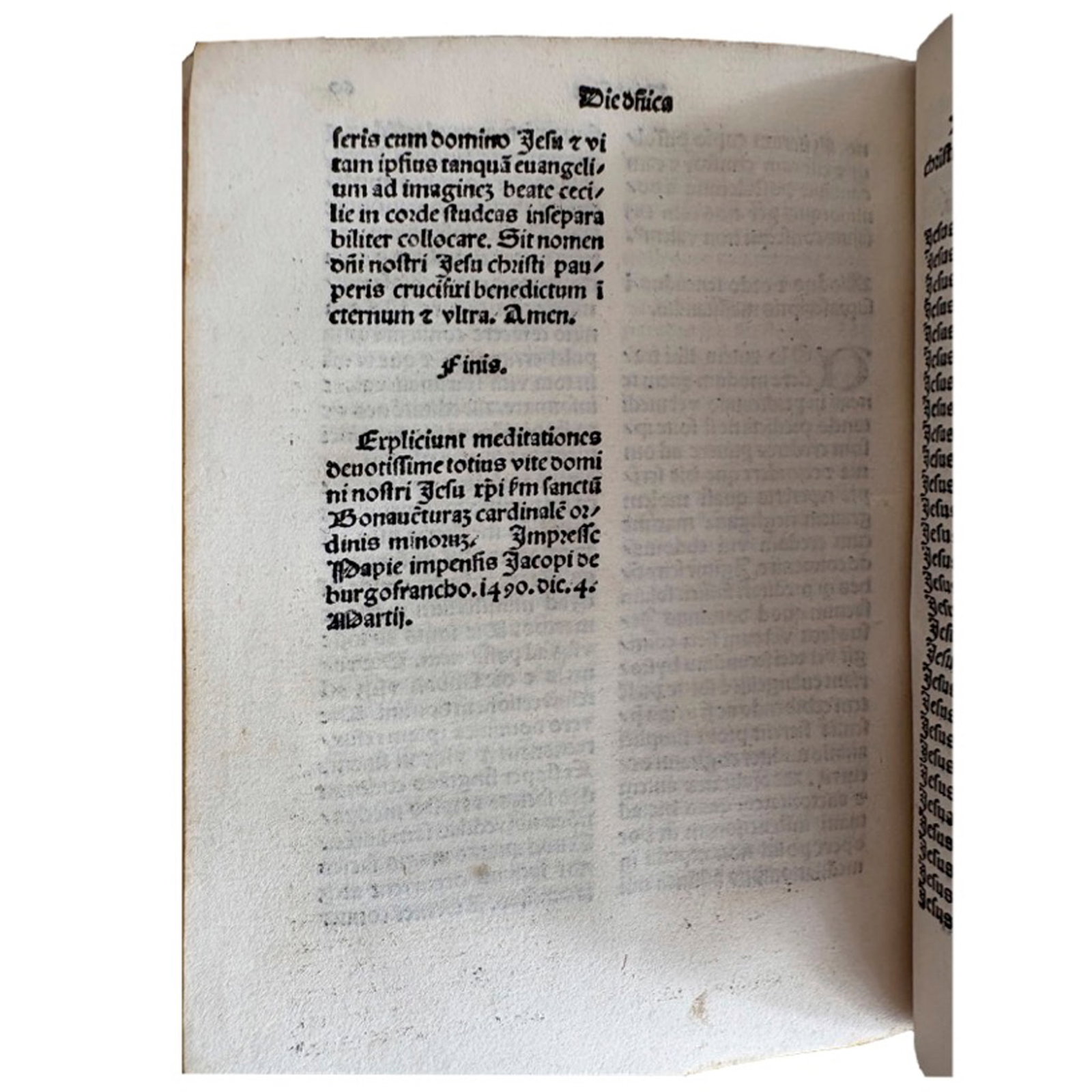 [LITERATURE] - BONAVENTURE (BONAVENTURA OF BAGNOREGIO) (1221 - 1274) - [Theology – (1 of 3)