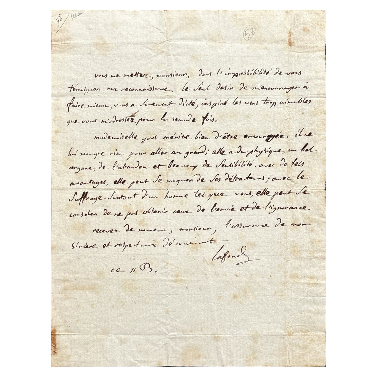 [ART] - LAFOND Charles-Nicolas (1774 - 1835) - Championing Talent: Lafond Praises A Promising Young (1 of 2)