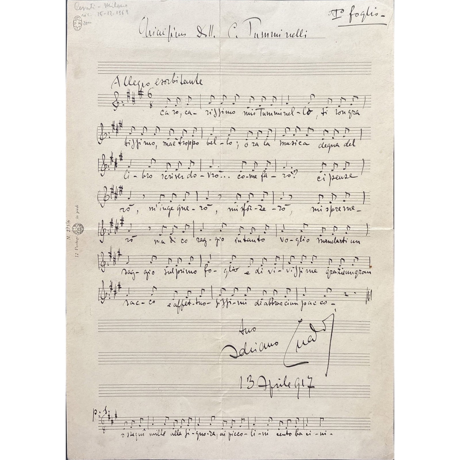 [MUSIC] - LUALDI Adriano (1885 - 1971) - An “Allegro Esuberante”: Lualdi’s Musical (1 of 1)