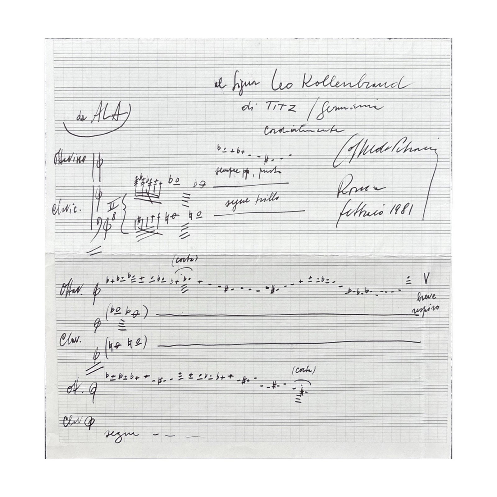[MUSIC] - PETRASSI Goffredo (1904 - 2003) - A Dedicated Gesture: Petrassi’s Musical Tribute To (1 of 1)