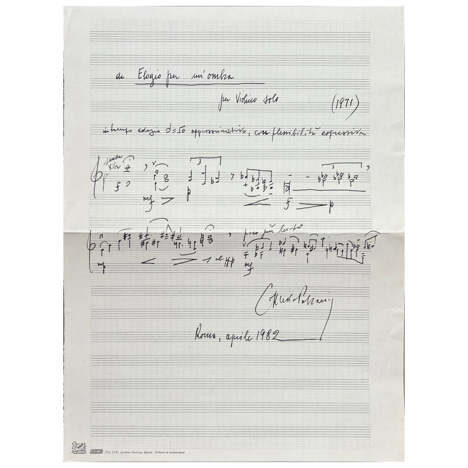 [MUSIC] - PETRASSI Goffredo (1904 - 2003) - Petrassi’s Expressive Language: A Glimpse Into (1 of 1)