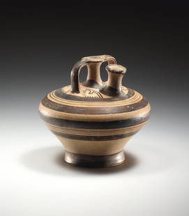 A LATE HELLADIC STIRRUP JAR: "