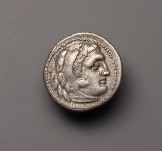 A GREEK SILVER DRACHME: "