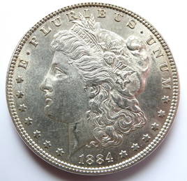 1884 Morgan Dollar