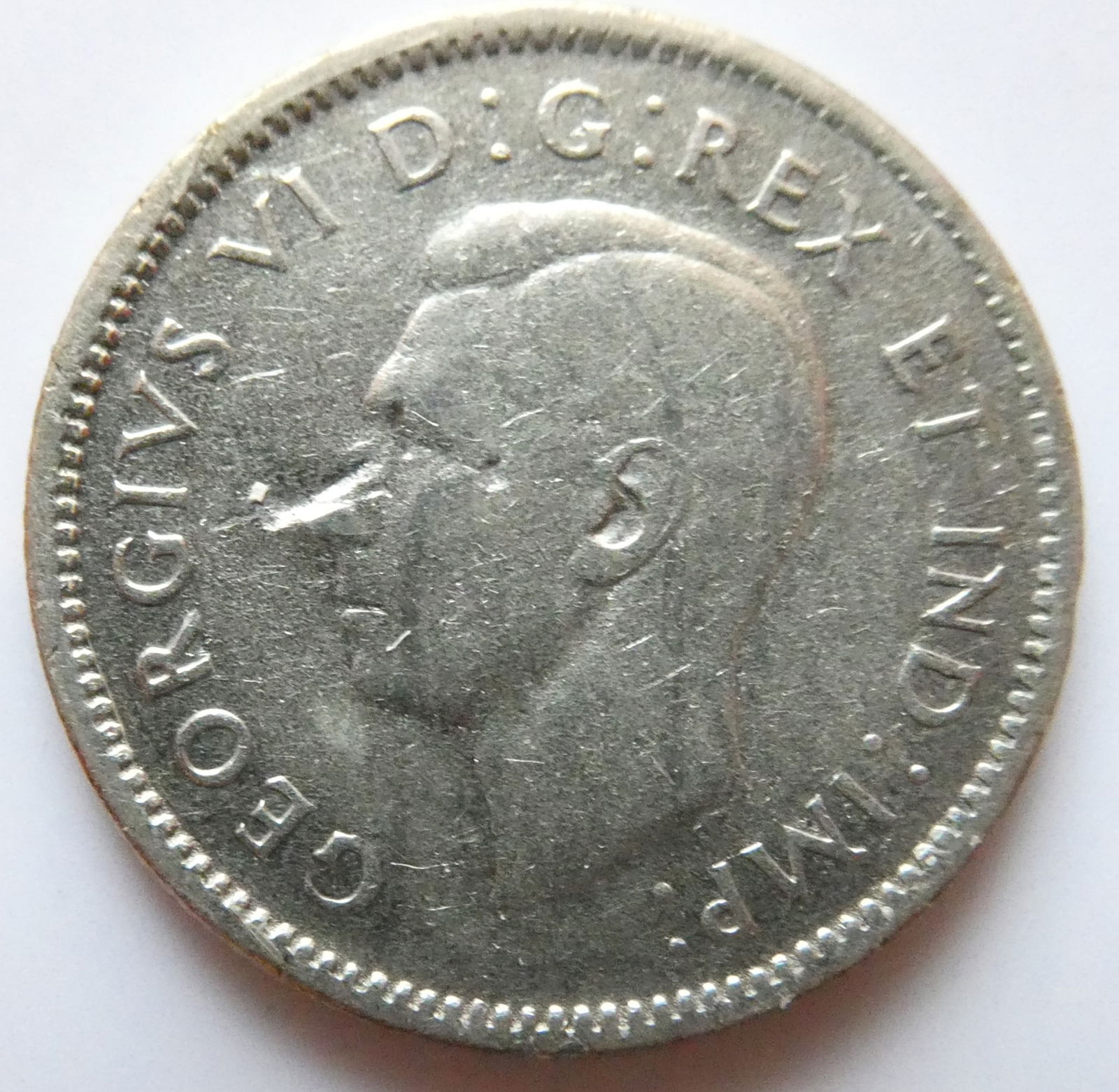 1945 Canada 10 Cents Silver Dime George VI (1 of 2)