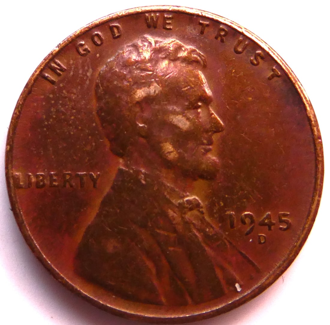 1945-D Lincoln Cent Penny (1 of 2)