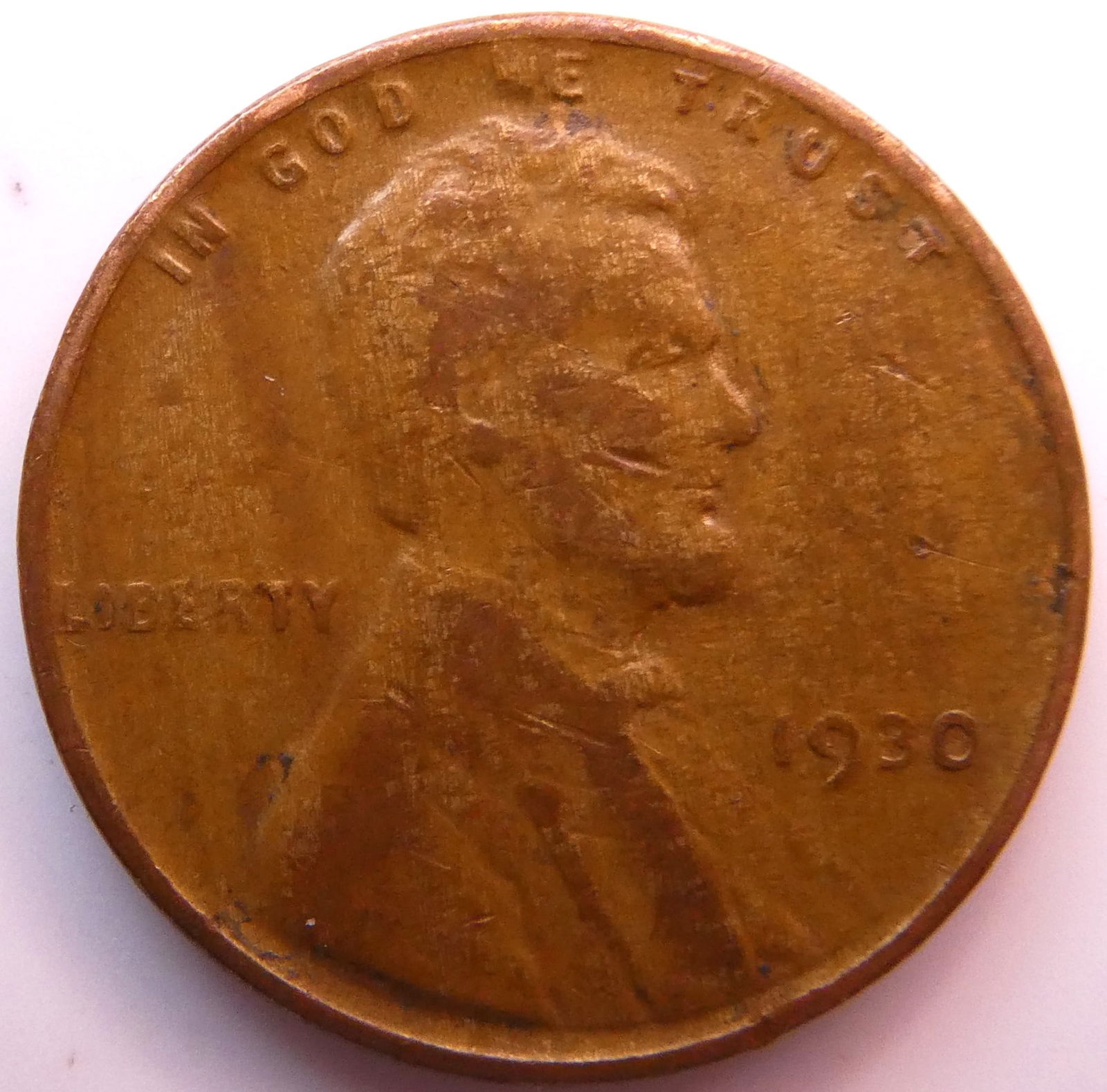 1930 Lincoln Cent Penny No Mint Mark (1 of 2)