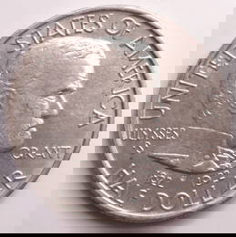 1/2 dollar 1922 USA 100th anniversary Birth of Ulysses S. Grant Silver coin