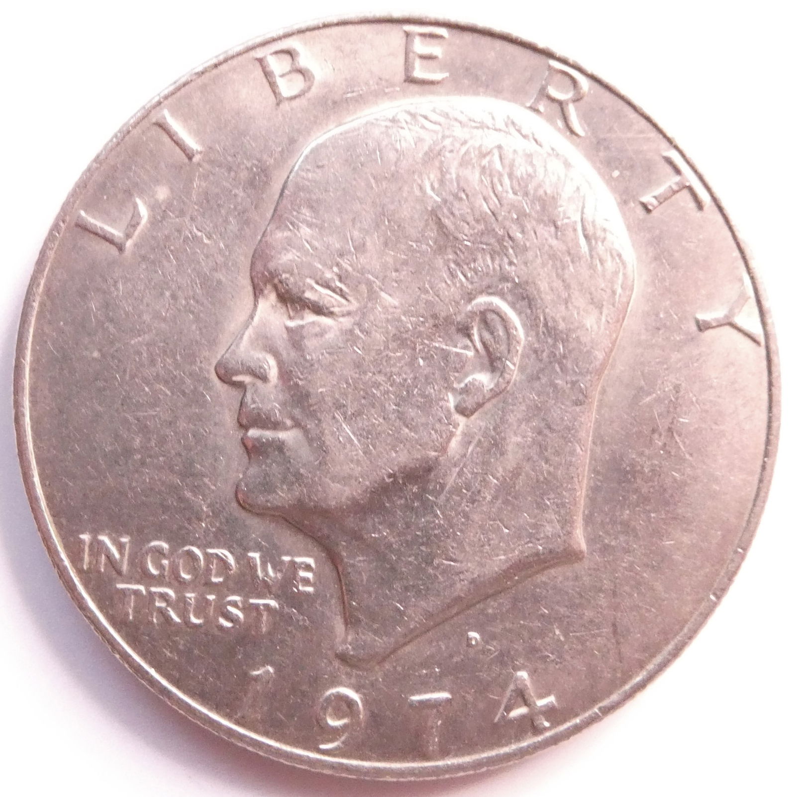 US 1974-D Eisenhower Silver Dollar (1 of 2)