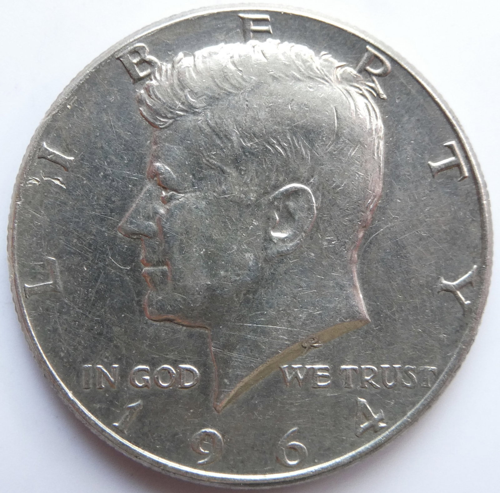 1964 Kennedy Half Dollar Silver coin: Country USA, Denomination½ dollar, Year 1969, Subject Kennedy Half Dollar, Period United States of America (1951 - 1980), Coin type Circulation coins, Composition Silver 0.400, Edge typeReeded,