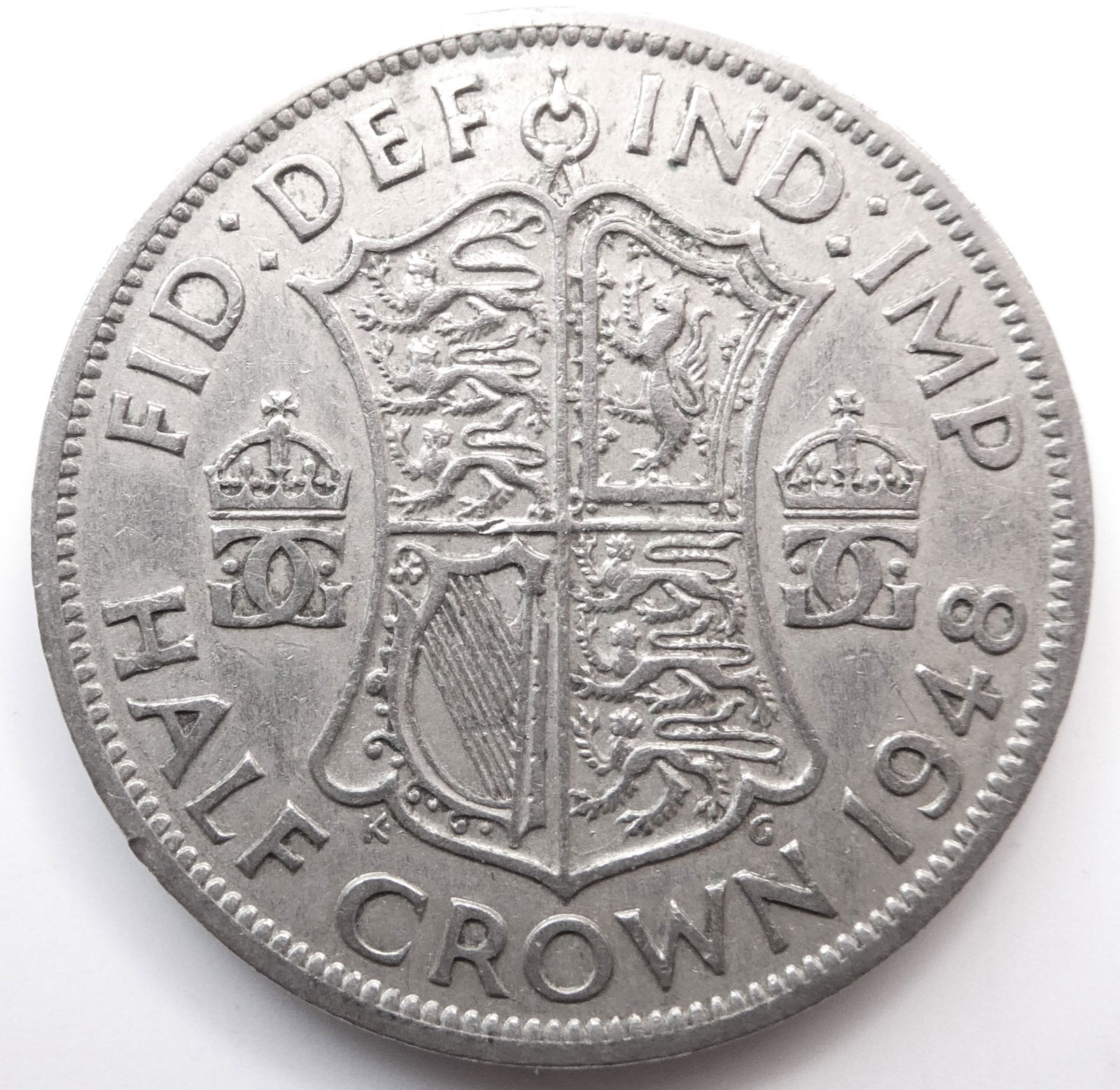 Half Crown - George VI 1948 UK Silver coin (1 of 2)