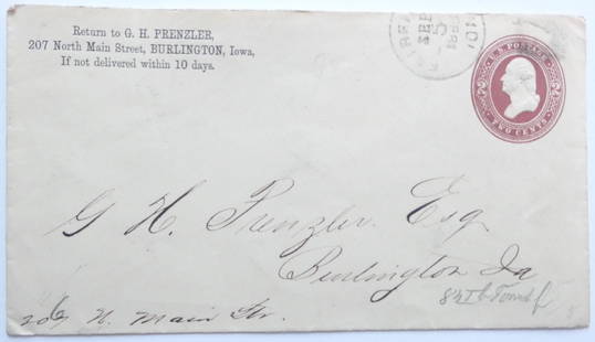 US beautiful letter postmarked 1885 Sep 5: US beautiful letter postmarked 1885 Sep 5