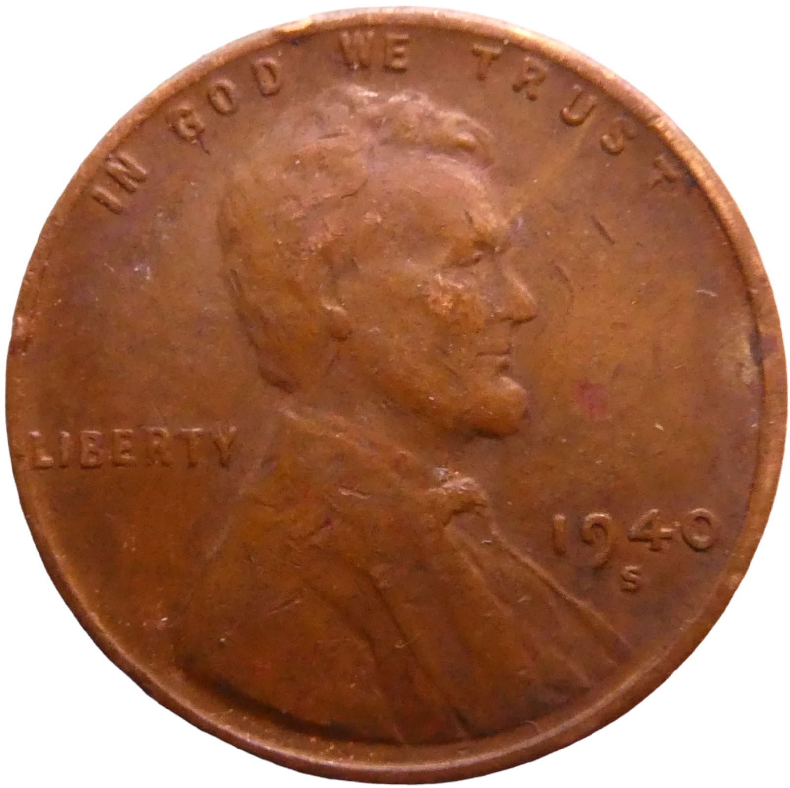 US 1940-S Lincoln Cent (1 of 2)