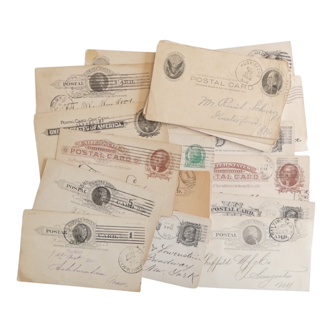 Lot Collection of postcards USA 18-1900c: Collection of postcards USA 18-1900c