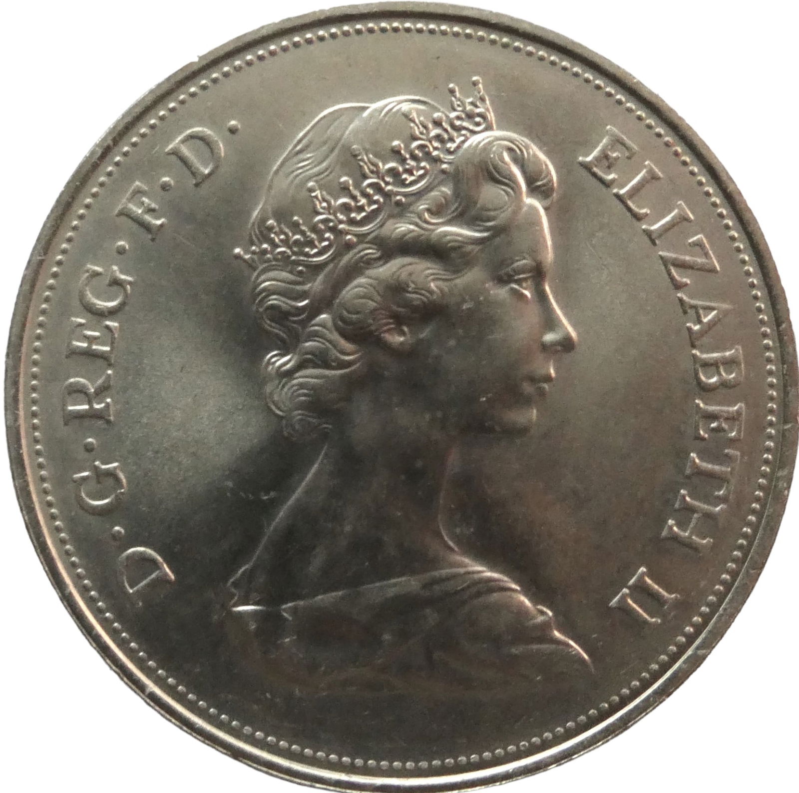 United Kingdom 25 pence, 1972 Royal Silver Wedding Anniversary (1 of 2)