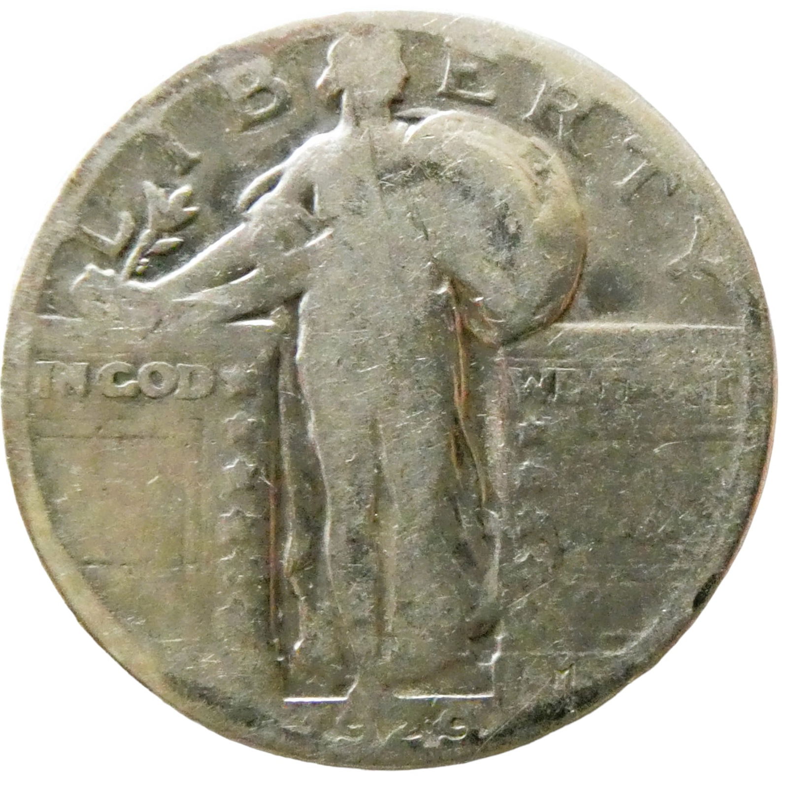 1929 Standing Liberty Quarters Stars Below Eagle Silver coin (1 of 2)